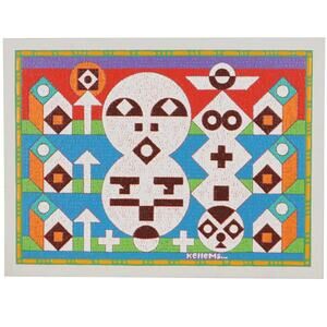 Jerry Kellems Abstract Geometric Acrylic Painting